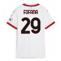 Camisa de time de futebol AC Milan Youssouf Fofana #29 Replicas 2º Equipamento Feminina 2024-25 Manga Curta